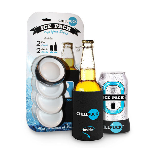 NEW! 4 Pack - 2 Can & 2 Bottle Pucks